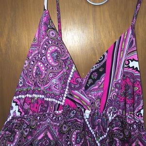 Bright bold beautiful summer time maxi dress